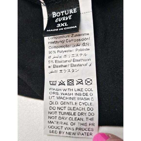 Boture Curve Sleeveless Leopard Animal Print Flowy Top (3XL) - Picture 8 of 9